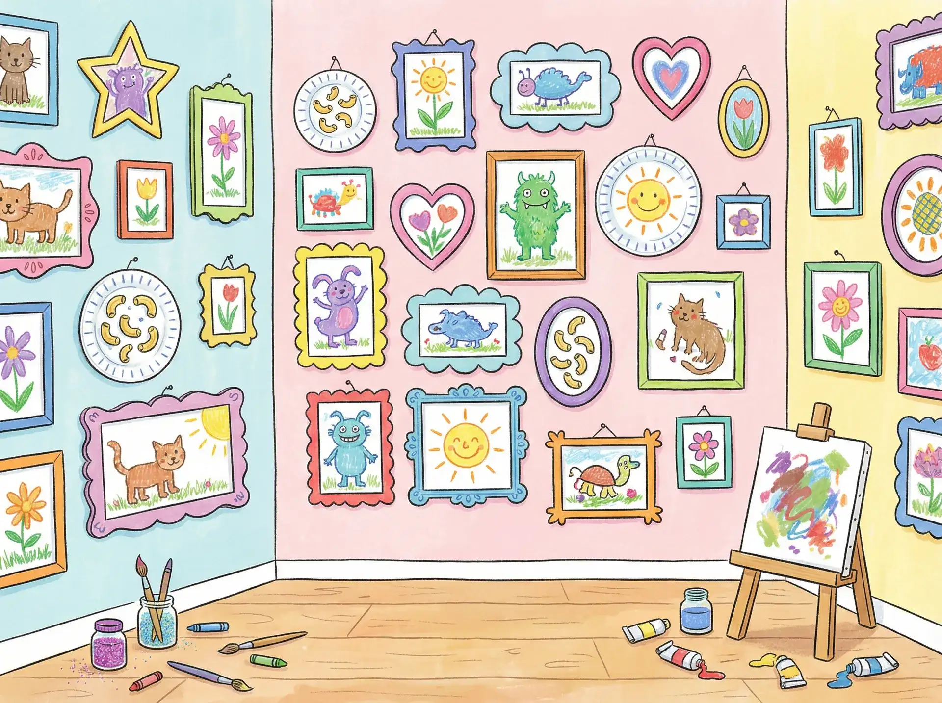 小朋友的彩色画作 - JizzJizzJizz亚洲成年 创意展示